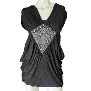 NWT Joe & Moe Y2K Embellished Blouse Size Small